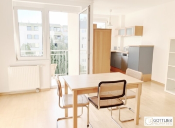 Grünruhelage nahe Arenbergpark! Teilmöblierte 2-Zimmer-Wohnung mit Loggia in Stockwerkslage, 1030 Wien,Landstraße, Wohnung
