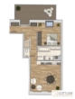Grundriss - Bestlage nahe Belvedere! Luxuriöse 3-Zimmer-Erstbezug-Dachgeschoss-Wohnung mit zwei Balkonen in historischem Gebäude
