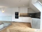 Grünruhelage nahe Belvedere! Luxuriöse 3-Zimmer-Erstbezug-Dachterrassen-Wohnung mit Outdoor-Pool in historischem Gebäude - Bild