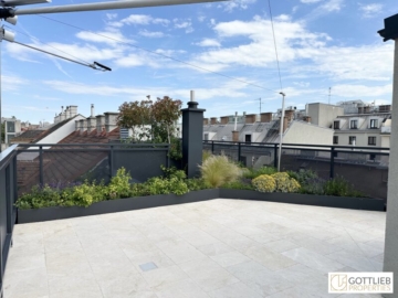 Grünruhelage nahe Belvedere! Luxuriöse 3-Zimmer-Erstbezug-Dachterrassen-Wohnung mit Outdoor-Pool in historischem Gebäude, 1030 Wien, Dachgeschosswohnung