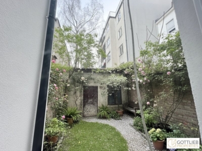U-Bahn-Nähe U3 und U6! 3-Zimmer-Altbau-Wohnung mit Atelier und Eigengarten in generalsaniertem Gründerzeithaus, 1170 Wien, Gartenwohnung