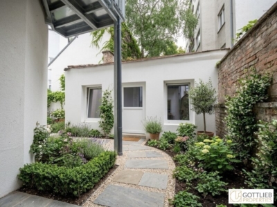 U-Bahn-Nähe U3 und U6! 3-Zimmer-Altbau-Wohnung mit Atelier und Eigengarten in generalsaniertem Gründerzeithaus, 1170 Wien, Gartenwohnung