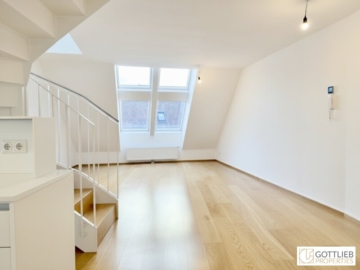 Perfekt für Expats! Unbefristetes 2-Zimmer-Penthouse mit Panorama-Terrasse und Klimatisierung, 1010 Wien, Dachgeschosswohnung