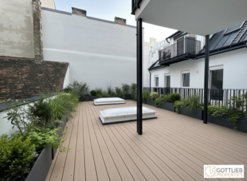 Erstbezug in U-Bahn-Nähe! Liebevoll generalsanierte 3-Zimmer-Wohnung mit Loggia und Terrasse in Gründerzeithaus, 1160 Wien, Terrassenwohnung