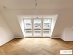 Grünruhelage nahe Belvedere! Luxuriöse 3-Zimmer-Erstbezug-Dachgeschoss-Wohnung mit zwei Balkonen in historischem Gebäude - Bild