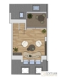 Grünruhelage nahe Belvedere! Luxuriöse 3-Zimmer-Erstbezug-Dachgeschoss-Wohnung mit zwei Balkonen in historischem Gebäude - Grundriss