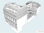 Bild - Klassisches Mittelzinshaus mit ca. 92% Leerstand und bewilligtem Dachgeschoss-Ausbau sowie sieben Garagenplätzen