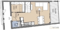 Bestlage Pinzgau mit ca. 6% Rendite! 3-Zimmer-Maisonette mit Balkonen sowie beheiztem Aussenpool - Grundriss