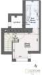 Grundriss - Bestlage Servitenviertel! Sonnendurchflutete 2-Zimmer-Dachgeschoss-Wohnung in Ruhelage